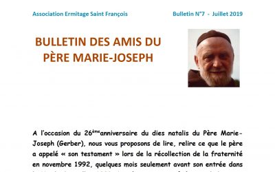 Bulletin N°7 – « Mon testament »