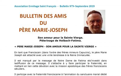 Bulletin N°9 – Son amour pour la Sainte Vierge