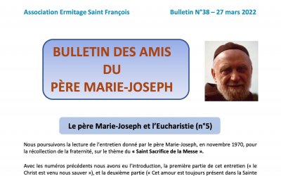 BULLETIN n°38 – Le père Marie-Joseph et l’Eucharistie n°5.