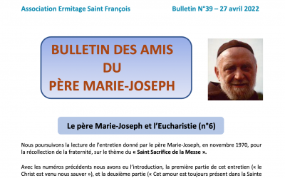 BULLETIN n°39 – Le père Marie-Joseph et l’Eucharistie n°6.