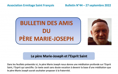 BULLETIN N°44 : le P. Marie-Joseph et l’Esprit Saint