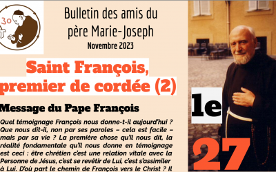 Bulletin N°58 – Saint François, premier de cordée (2)