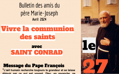 Bulletin N°63 – Vivre la communion des saints avec saint Conrad