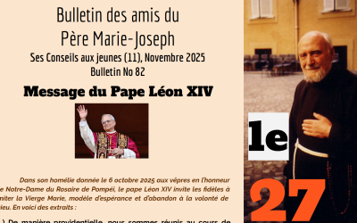 Bulletin n°82 – Ses conseils aux jeunes (11)