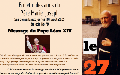 Bulletin n°79 – Ses conseils aux jeunes (8)