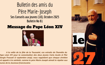 Bulletin n°81 – Ses conseils aux jeunes (10)