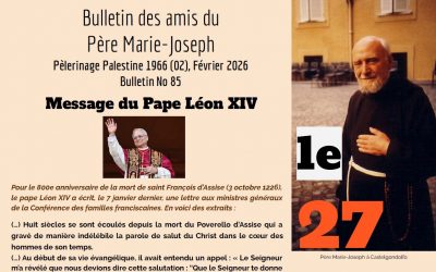 Bulletin N°85  : Pèlerinage Palestine 1966 (02)