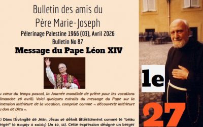 Bulletin N° 87 : Pèlerinage Palestine 1966 (03)