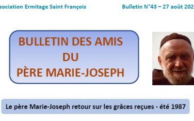 Bulletin N° 43 : Grâces reçues, été 1987