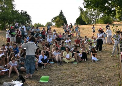 Rassemblement en extérieur