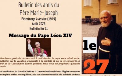 Bulletin N° 91 : Pélérinage Assise 1979