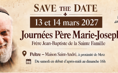 Journées père Marie-Joseph 2027